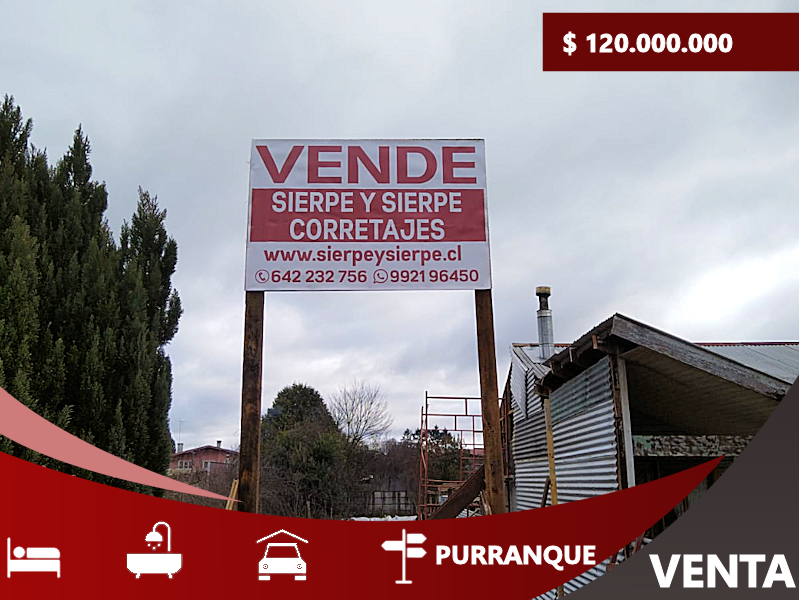 Excelente Oportunidad, Se  Vende Sitio en Purranque